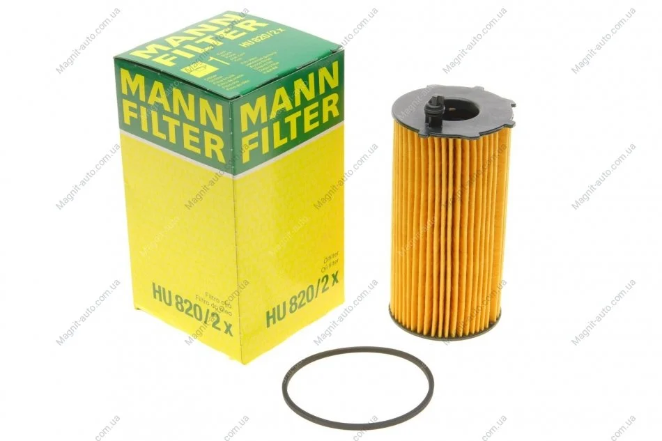 Фільтр оливний, JEEP Cherokee, Wrangler, Nitro, 2.8CRD, 07-12 MANN HU 820/2 X (фото 1)