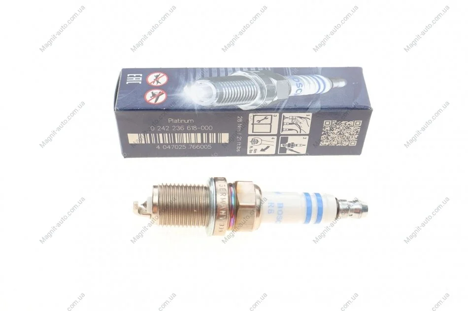 Свічка запалювання Bosch Platinum Plus FR7DPP30T BOSCH 0242236618 (фото 1)