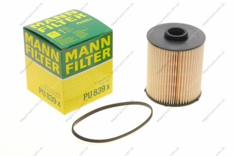 Фильтрующий элемент топливного фильтра MANN PU 839 X
