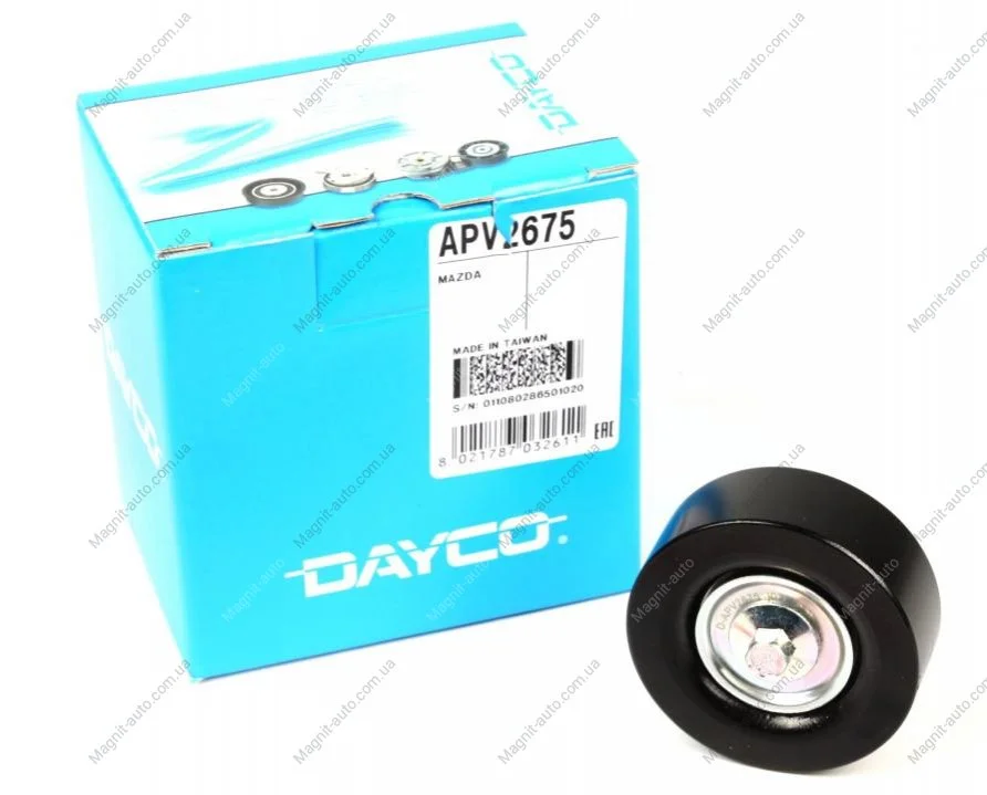 Ролик паразитний MAZDA 6/CX-7/MX-5 "1,8/2,5L "02>> DAYCO APV2675 (фото 1)
