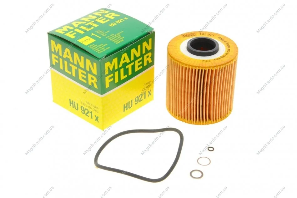 Фильтр масляный, BMW 3 (E30, E36), 5 (E34) 1.6/1.8 87-00 MANN HU 921 X (фото 1)