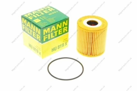 Фільтр масла Volvo S40/V40 95-04/S60 01-10/S/C/V70 97- (бензин) MANN HU 819 X