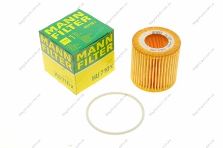 Фильтрующий элемент масляного фильтра MANN HU 710 X (фото 1)