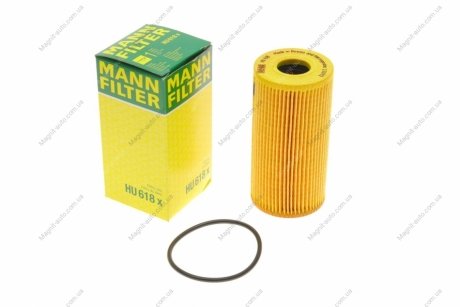 Фильтрующий элемент масляного фильтра MANN HU 618 X (фото 1)