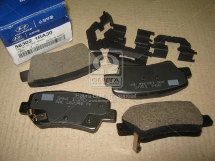 Колодки тормозные дисковые задние MOBIS 58302-1RA30