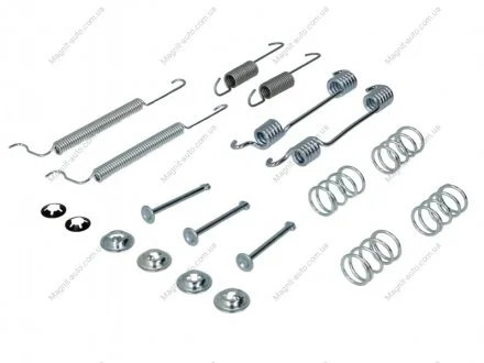 Монтажний набір гальмівної колодки (OPEL) CHEVROLET AVEO / KALOS, LACETTI, LANOS, NUBIRA, OPTRA DAEWOO CIELO, ESPERO, LACETTI, LANOS, NEXIA, NUBIRA OPEL ASTRA F, ASTRA F CLASSIC 1.0-2.2 04.88- Delphi LY1134