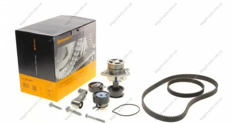 Ременной комплект ГРМ с помпой Contitech CT957WP1