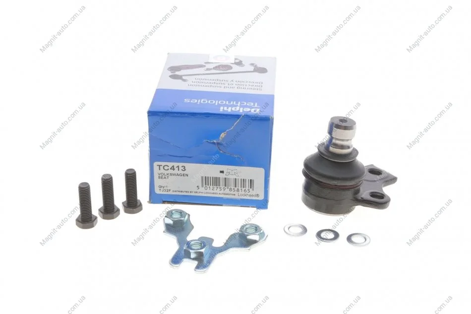 Шаровая опора SEAT/VW Caddy II,Corrado,Golf II,III,Van II,III,Cabrio,Jetta II,Passat,Polo Delphi TC413 (фото 1)