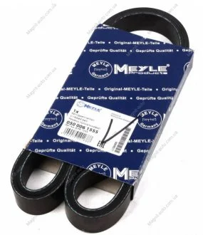 Ремень поликлиновой 6 PK 1555 MEYLE 050 006 1555