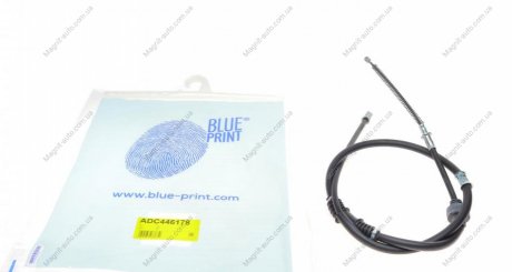 Трос ручного тормоза правый BLUE PRINT ADC446178 (фото 1)
