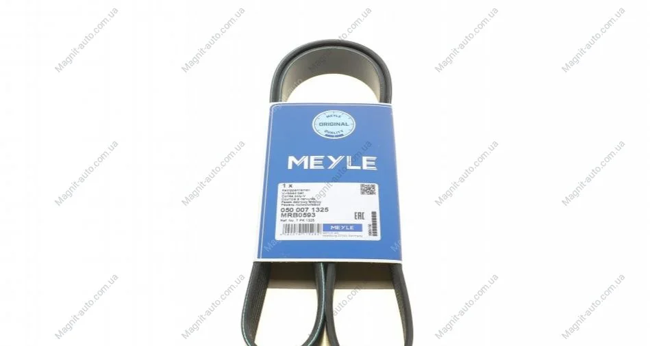 Ремень генератора поликлиновый MEYLE 050 007 1325 (фото 1)