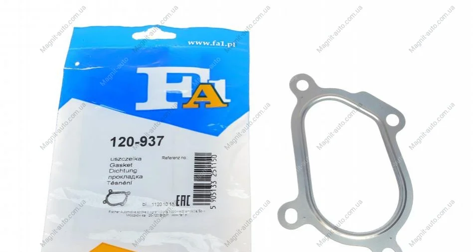 Прокладка глушителя Renault Master 2.5 dCi 01- Fischer Automotive One (FA1) 120-937 (фото 1)