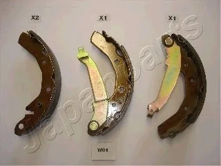 Тормозные колодки барабанные JAPANPARTS GF-W01AF