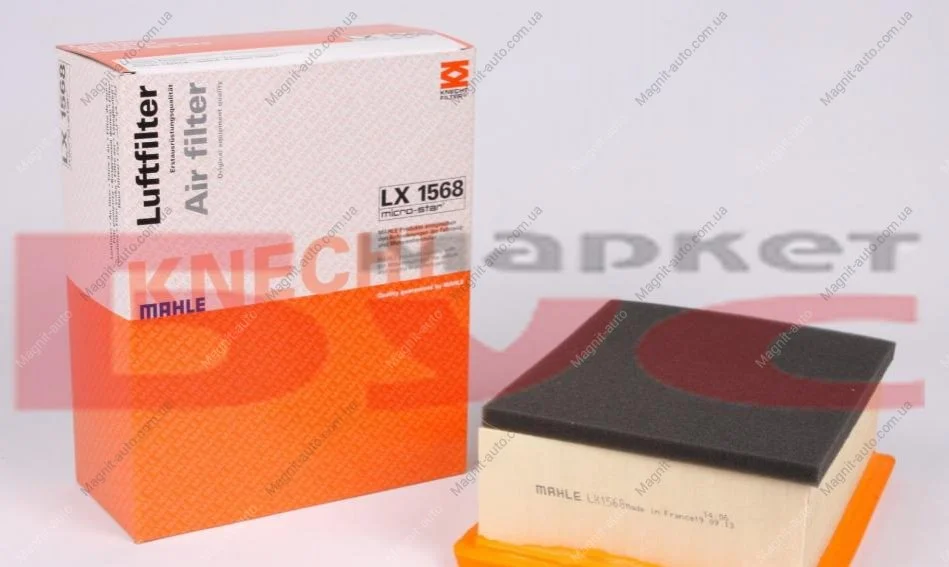 Фильтр воздушный Mahle Citroen, Peugeot MAHLE / KNECHT LX 1568 (фото 1)