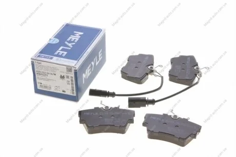 Колодки гальмівні, задні R15, 98-03 (тип LUCAS) з датчиком MEYLE 025 232 2416/W