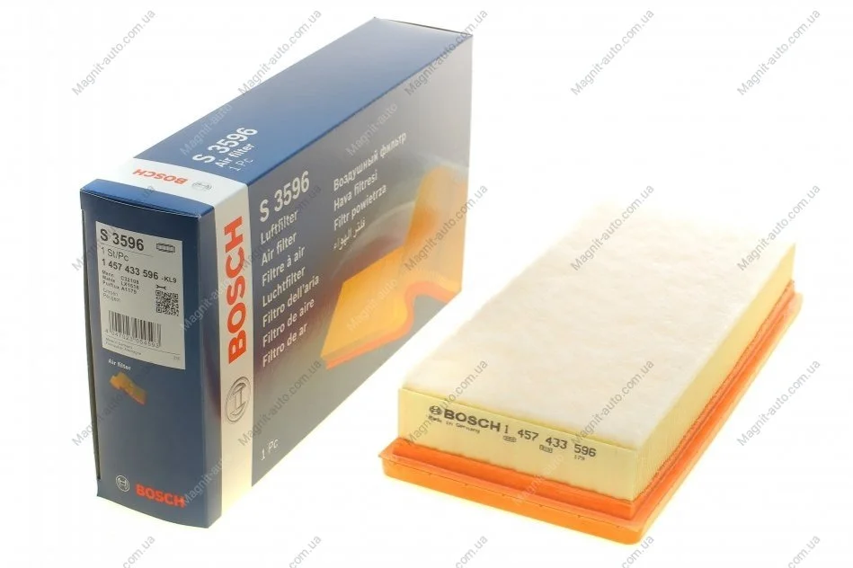 Фильтр воздушный, PSA C5 I/II/III, 407, 508, 2.0-2.2HDi, 04- BOSCH 1457433596 (фото 1)