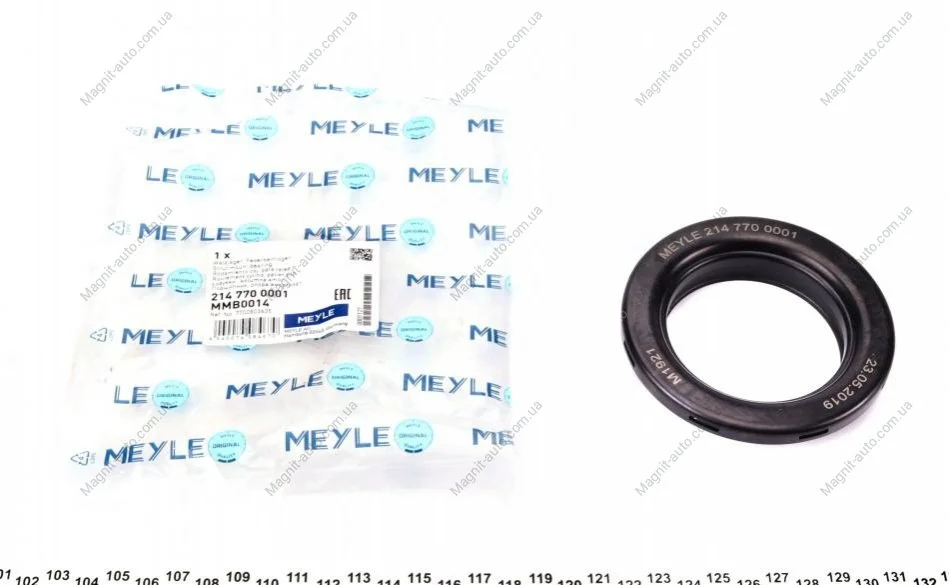Подшипник качения, опора амортизатора MEYLE 214 770 0001 (фото 1)