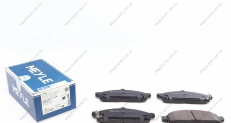 Тормозные колодки дисковые MEYLE 025 245 2916/W