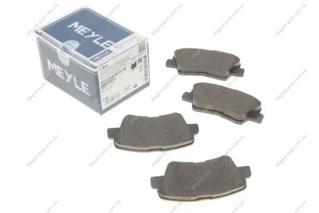 Тормозные колодки дисковые MEYLE 025 249 3415/W
