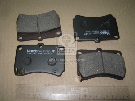 Тормозные колодки дисковые передние MANDO MPK06