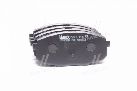 Тормозные колодки дисковые передние MANDO MPK36