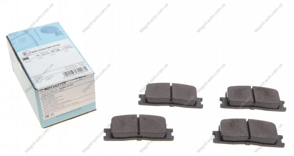 Комплект тормозных колодок, дисковый тормоз BLUE PRINT ADT342129 (фото 1)