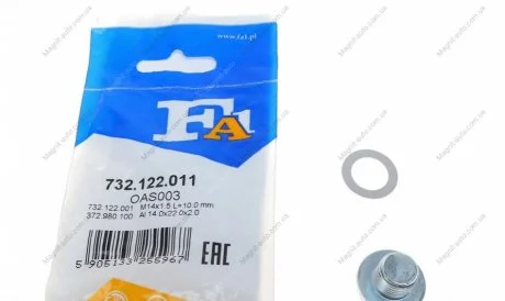 Масляные пробки/M14x15 L=10 FISCHER Fischer Automotive One (FA1) 732.122.011