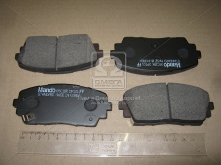 Тормозные колодки дисковые передние MANDO MPK39 (фото 1)