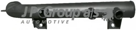 Трубка радіатора нижнього (пластик) Kadett/Vectra 1.6/1.8/2.0 -95 JP GROUP 1214400100
