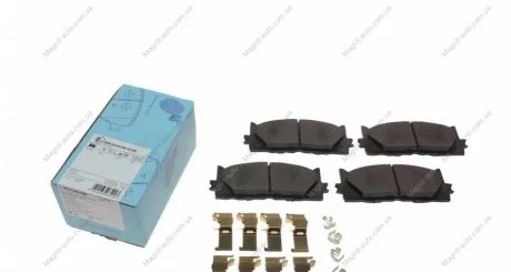 Комплект гальмівних колодок переднього., LEXUS ES TOYOTA AVALON, CAMRY 2.0-3.5 01.05- BLUE PRINT ADT342189