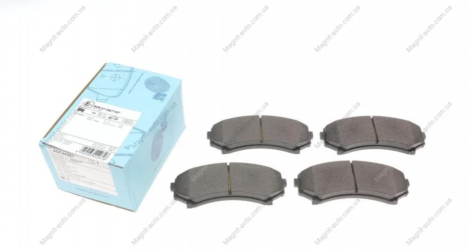 Колодки тормозные передние дисковые Mitsubishi (произ-во Blue Print) BLUE PRINT ADC44261 (фото 1)