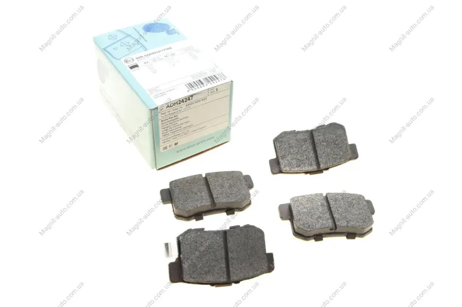 Тормозные колодки дисковые BLUE PRINT ADH24247 (фото 1)