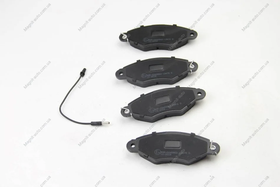 Колодки тормозные передние Renault Kangoo (97-) Asam ASAM 71386 (фото 1)