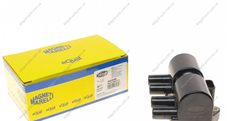Катушка зажигания CHEVROLET AVEO (T250, T255) 1.5 (произ-во Magneti Marelli) MAGNETI MARELLI 060717089012 (фото 1)