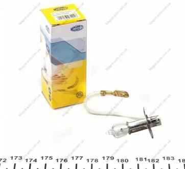 Лампа накаливания H3 12V 55W PK22s STANDART (произ-во Magneti Marelli) MAGNETI MARELLI 002553100000