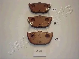 Тормозные колодки дисковые JAPANPARTS PP-123AF (фото 1)