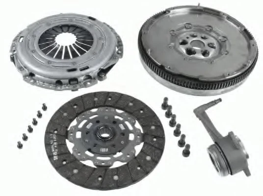 Сцепка комплект с маховиком и выжимным подшипником, VAG 2.0TDI 03-10 (version) SACHS 2290601009 (фото 1)