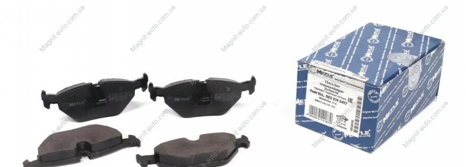 Колодки тормозные, задние, BMW 3 (E36, E46), Z4 (E85) 88-07 MEYLE 025 219 3417 (фото 1)
