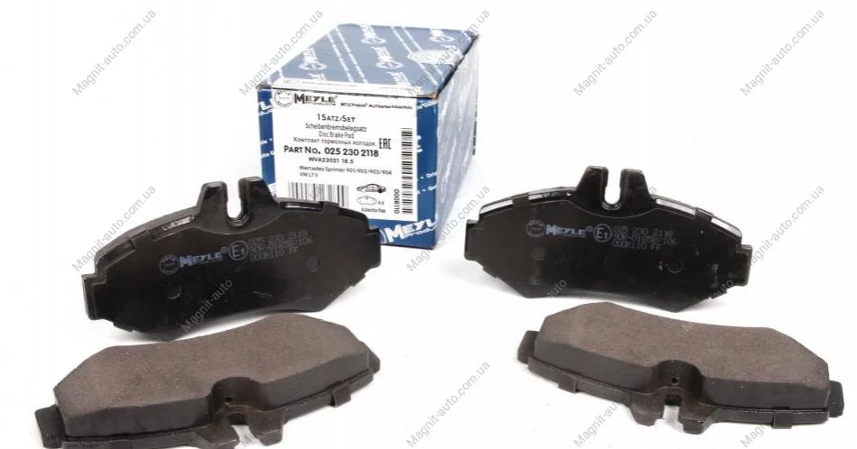 Колодки гальмівні, задні, 98-06 (тип BOSCH) MEYLE 025 230 2118 (фото 1)