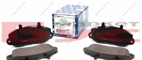 Колодки тормозные, передние, 98-06 R15 (тип BENDIX) MEYLE 025 233 0218