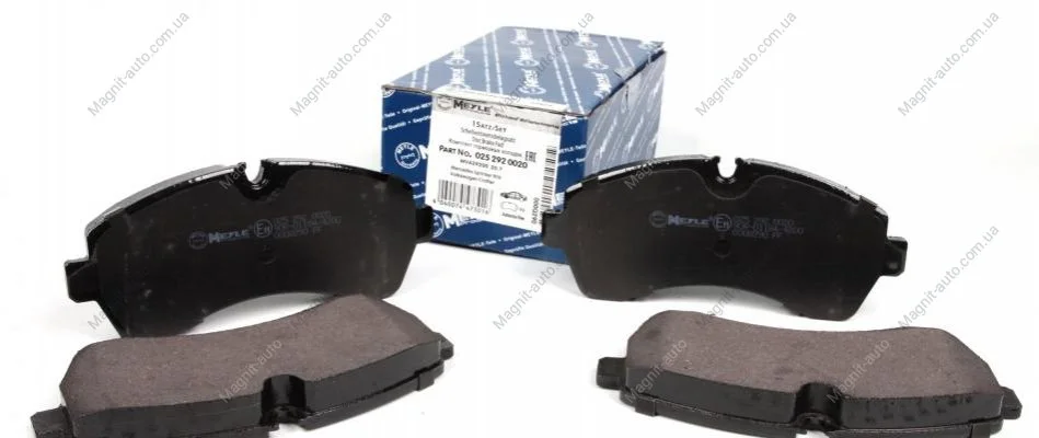 Колодки гальмівні, передні, DB518 (тип BREMBO) MEYLE 025 292 0020 (фото 1)