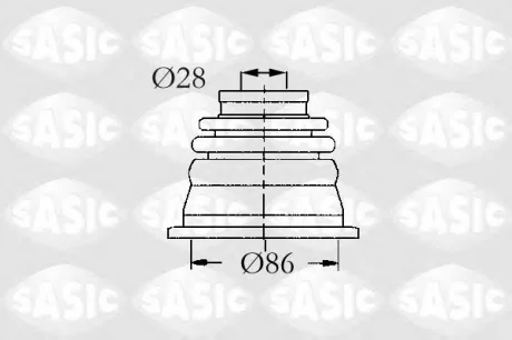 Пильовик RENAULT (вироб-во) SASIC 4003464
