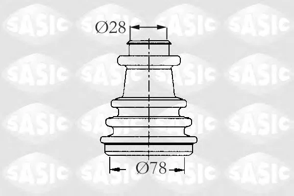 Пыльник ШРКШ SASIC 2933733 (фото 1)