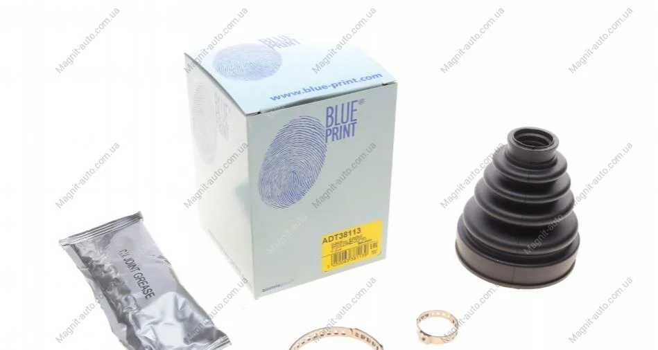 Ремонтний комплект пильника шруса з елементами монтажу BLUE PRINT ADT38113 (фото 1)