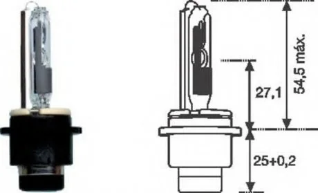 Лампа ксеноновая MAGNETI MARELLI 002542100000