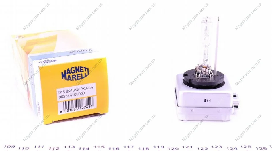 Лампа ксеноновая D1S 85В, 35Вт, PK32d-2 (произ-во Magneti Marelli) MAGNETI MARELLI 002544100000 (фото 1)