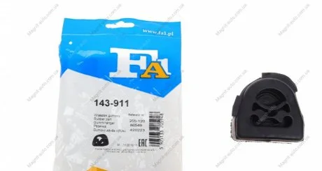 Гумка глушника, 95-06 Fischer Automotive One (FA1) 143-911
