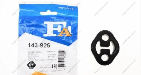 Гумівка глушника, 03-10 Fischer Automotive One (FA1) 143-926