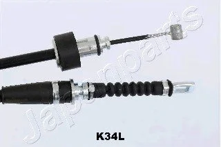 Трос ручного тормоза левый JAPANPARTS BC-K34L