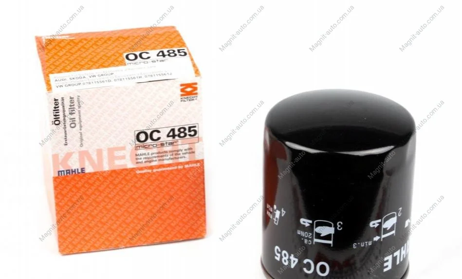 Фильтр масляный MAHLE / KNECHT OC 485 (фото 1)